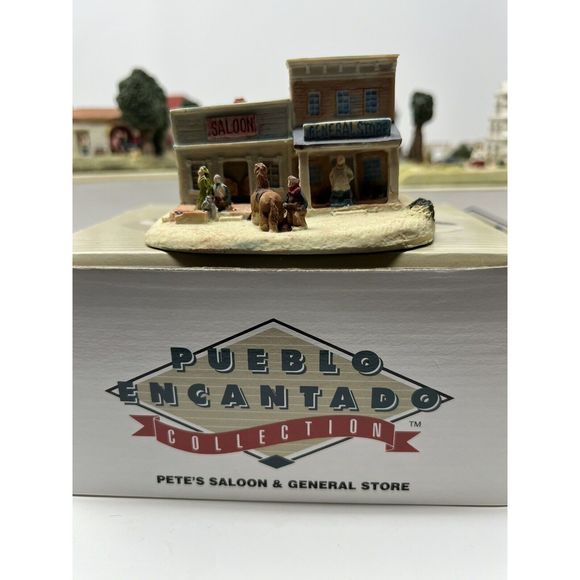 Pueblo Encantado Collection Full Set of 9 Miniature Figurines, Only Made In 1994 - Picture 14 of 16